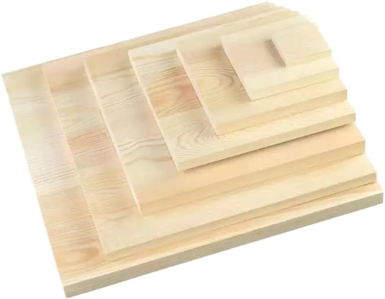 Model Pine Wood Sheets Wooden Plate Block DIY House Aircraft 3mm/5mm/8mm Thickness (8,250mm x 50mm x 8mm)