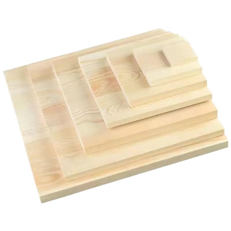 Premium Pine Wood Sheets for DIY House & Aircraft Models - Thick Craft Boards(10pcs 250mm x 30mm x 5mm)