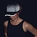 MUN Gear Reflective Running Hat for High Visibility Safety Running at Night, Black and Silver Design, Unisex Adult One Size Athletic Sports Hat