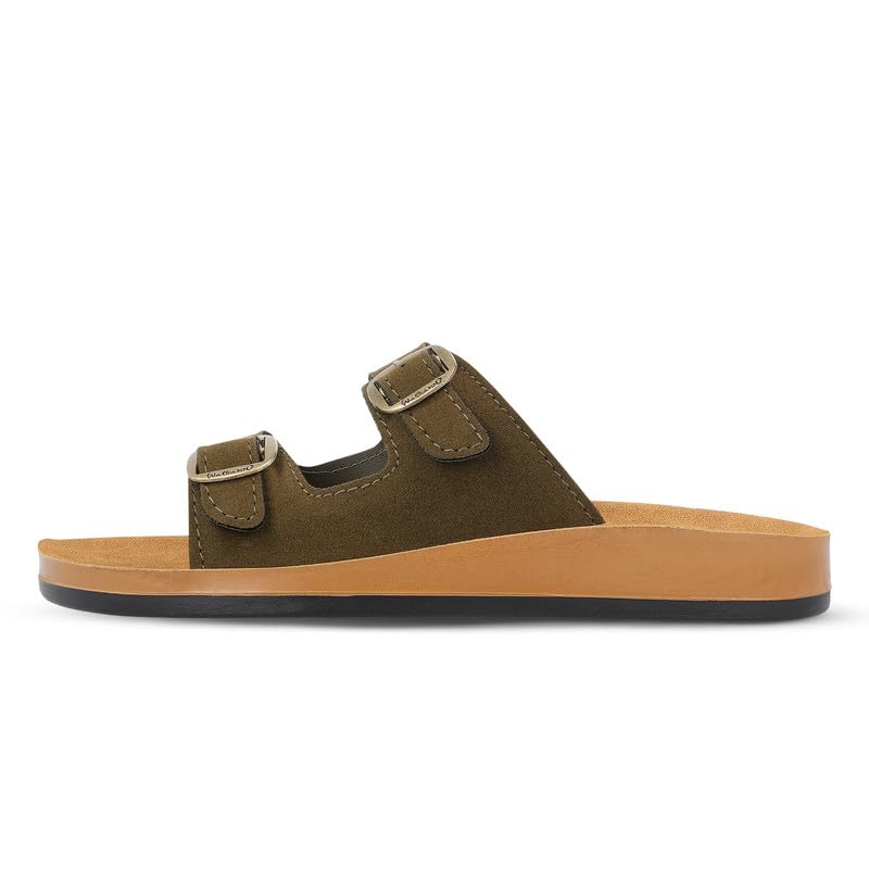 Image of WALKAROO Women's Daily Wear Sandals - WE2362 Chocolate | WE2362