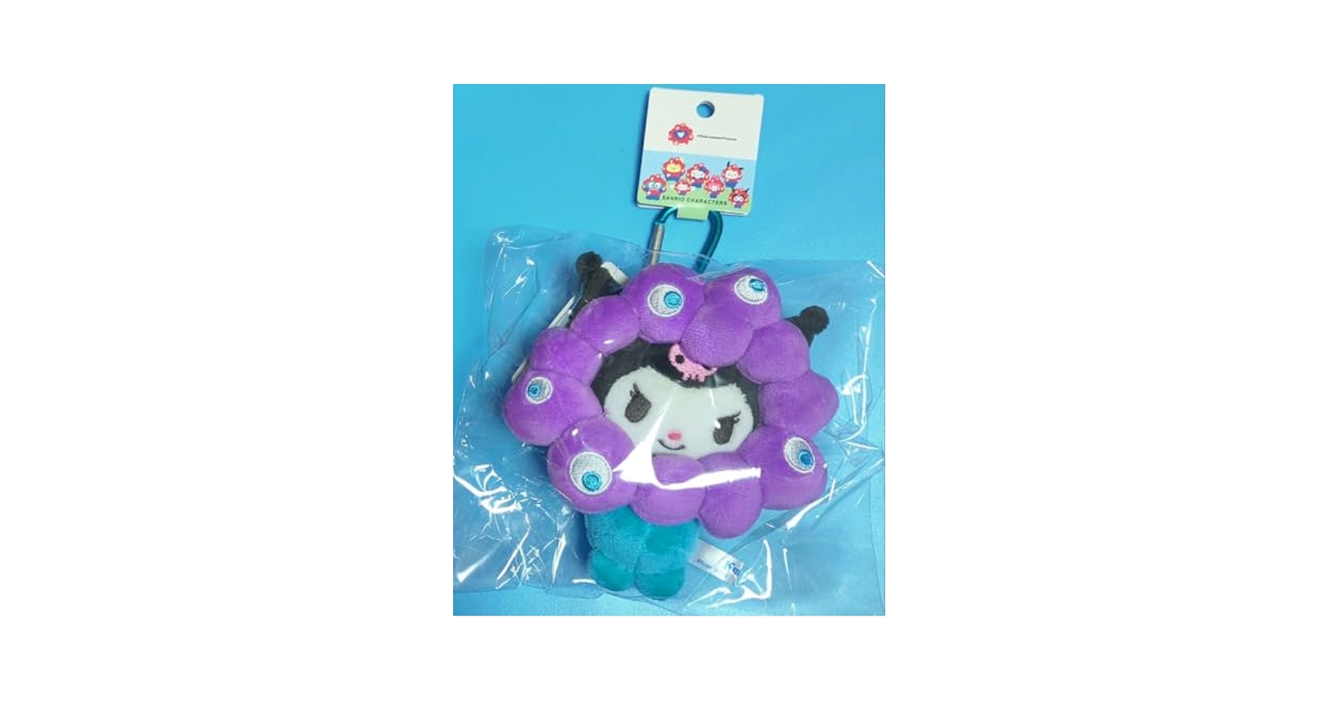 【新品・未使用】クロミ✖️ミャクミャク 万博会場限定ぬいぐるみ カラビナ付き ミャクミャク クロミちゃん 万博会場限定 カラビナ付き