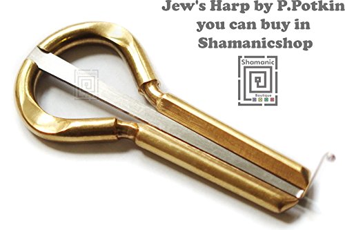 Jew's Harp by P.Potkin in "Sorcerer" Wooden Case (Souvenir Mouth Musical Instrument) - Thumbnail 2