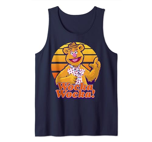 Disney The Muppets Fozzie Bear Wocka Wocka Portrait Tank Top