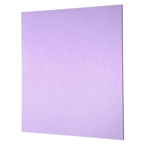 Image of MECCANIXITY 1Pcs Purple Glitter Acrylic Sheets 1 /8 inch Thickness 12 inch x 12 inch Glossy PMMA Fluorescent Plastic Sheets Extruded Translucent Blanks for DIY Art Crafting Laser Cutting & Engraving