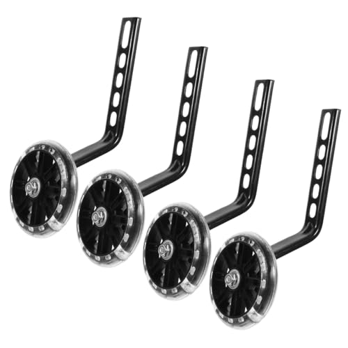 Ruedas de Entrenamiento Ajustables para Bicicleta Juego de 4 Piezas Ruedas Auxiliares Estabilizadoras para Equilibrio de Bicicleta miniatura 1