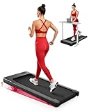 DeerRun Walking Pad with Incline, Under Desk Treadmill, 3 in 1 Portable Treadmills for Home with Remote Control LED Display, 2.5 HP Quiet Mini Treadmill for Office Home Use, 300 Lbs Capacity