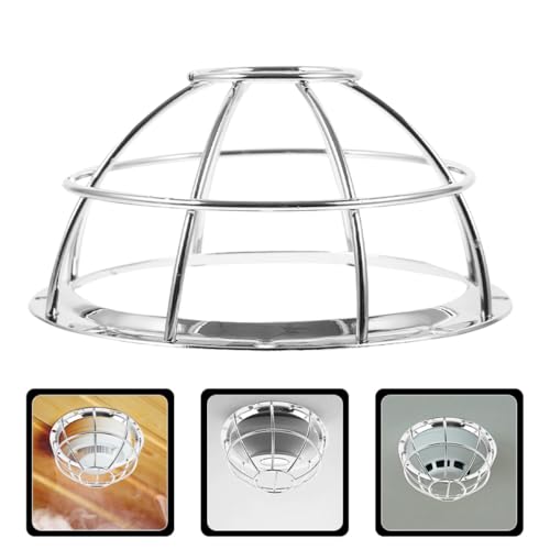 Protector Resistente de Acero Inoxidable para Evitar Daños en Detector de Humo 7