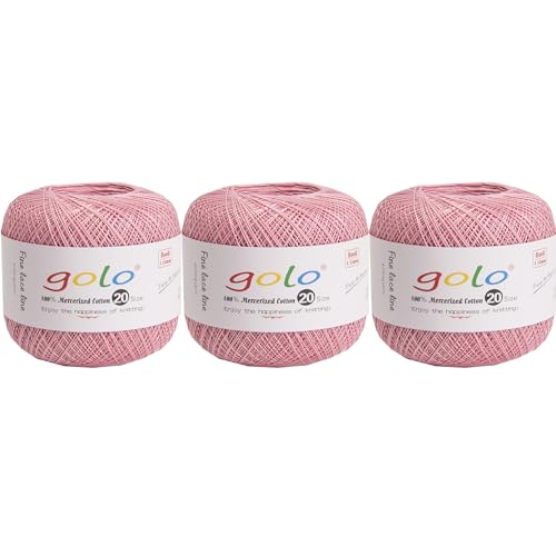Fil à crochet Taille 20 golo coton de tricotage manuel pour napperon en dentelle