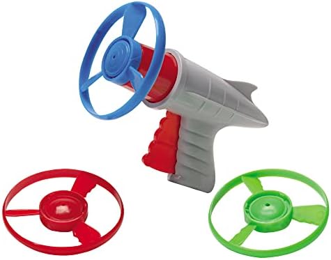 Schylling Lunar Launcher - Retro Launching Toy - Shoots Colorful Disks Horizontally and Vertically - Includes Launcher and Three Disks - Ages 6 and Up image 3