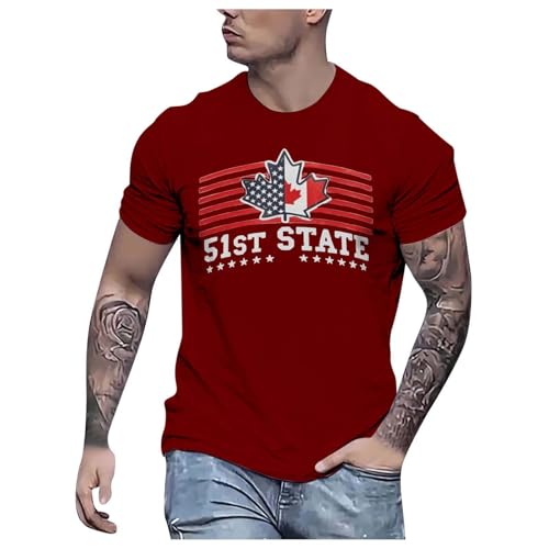 Durevole dopo l'uso: canada 51st state mens uscire top resiste pilling e sbiadimento. Canada 51st state mens top elegante casual sexy mantiene la forma bene dopo molteplici lavaggi. Canada 51St State t shirt da uomo Rimane in buone condizioni per un uso a lungo termine.