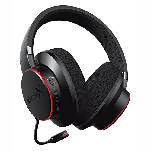Sound Blasterx H6 Usb Gaming Headset With 7.1 Virtual Surround Sound, Memory Foam Fabric Earpads, Hardware Eq Modes, Ambient Monitoring And Rgb Lighting For Ps4, Xbox One, Nintendo Switch, And Pc #TOP2