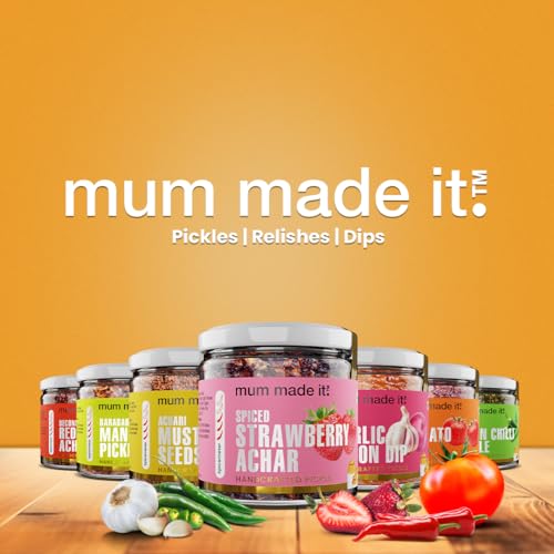 Image of Mum Made It Spiced Strawberry Pickle 200G | Homemade Pickle | No Added Preservatives | No Added Color | No Artificial Flavours | 100% Natural