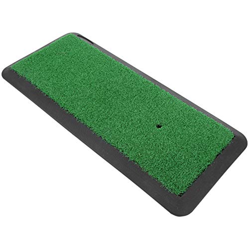 iFCOW Esterilla de práctica de Swing de Golf Esterilla de Impacto de Golf Ayudas de Entrenamiento de Golf Esterilla de práctica de césped Artificial Almohadilla de Goma