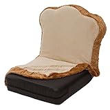 セルタン(Cellutane) 座椅子 低反発 カバーが洗える トースト リクライニング 日本製 DPN1a-14段-トースト+PN1-92BK