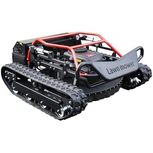 22HP Remote Control Track Mower, 48V Brushless Gas Powered