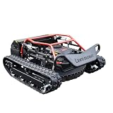Remote Control Track Lawn Mower, 22HP Gas Powered Robotic Lawnmower with 48V Brushless Motor, All Terrain Off-Road Grass Cutter for Hills, Large Yards & Rough Ground