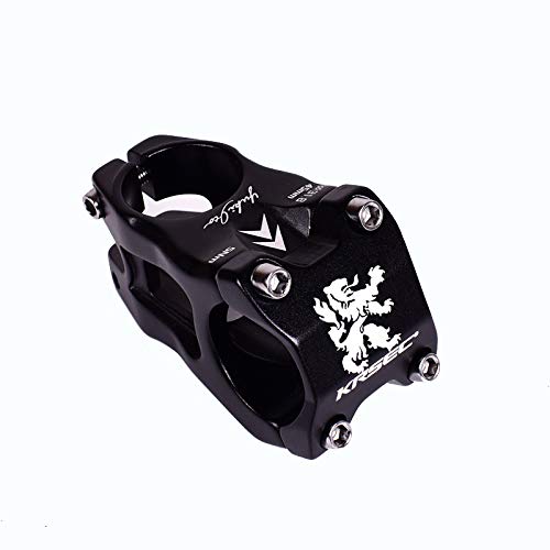 Krsec 3D Cycling Bike Handlebar,Aluminium Alloy MTB Bicycle Handlebar Stem 31.8x45mm Short Stem For Mountain XC/AM Bike