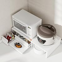 Amazon.co.jp: ママ倉 家電下収納 延長されたデザイン レンジ下収納 大