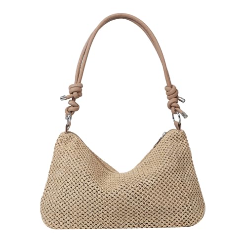 Casual Straw Beach Tote Bag