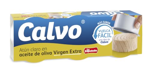 Calvo Atún Claro en Aceite de Oliva Virgen Extra Pack3 x 65g