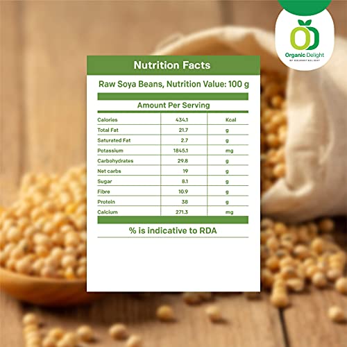 Organic Delight Store Organic Delight High Protein Soyabean 900g - Image 3