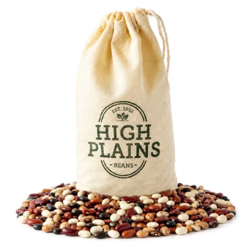 Image of High Plains Beans 9 Bean Soup Mix, 1 lb Bag, Premium Dried Bean Blend
