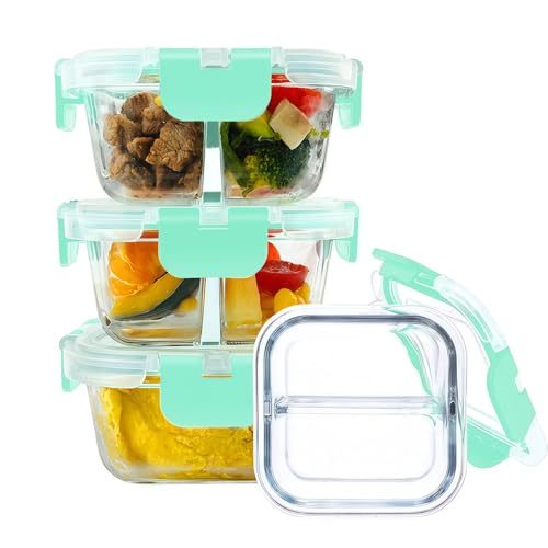 Bariatric Meal Prep Containers (3 Pack 8 oz)