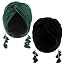 Green & Black -2pcs