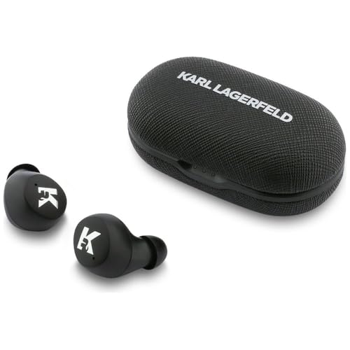 CG MOBILE Karl Lagerfeld Saffiano Logo ENC TWS Casque audio Noir