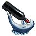 Home 'n Gifts Drinking Dolphin Wine Bottle Holder Statue for Tropical Kitchen or Beach Bar Decor Sculptures and Wine Racks