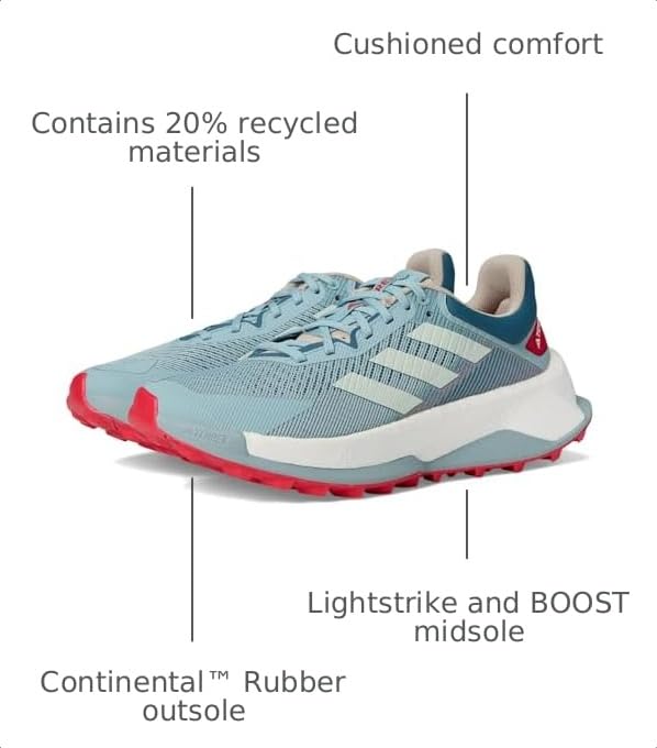 Image of Adidas Mens Terrex Soulstride Ultra Trail Running Trail Running Shoes