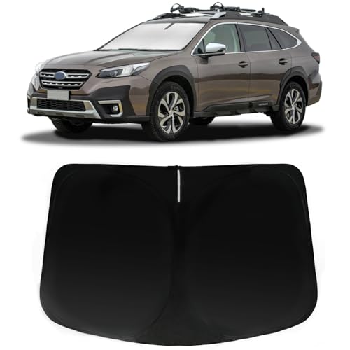 Image of Car Front Windshield Sun Shade for Subaru Outback 2015-2019, Car Window SunShades Shield Cover Sun Visor Protector with 240T Reflective Fabric UV & Sun Heat Protection Accessories