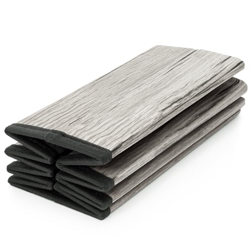 Sorbus Tree Stump Stool, 15 Inch Storage Ottoman & Footrest (1 Pack, Gray) - image 9