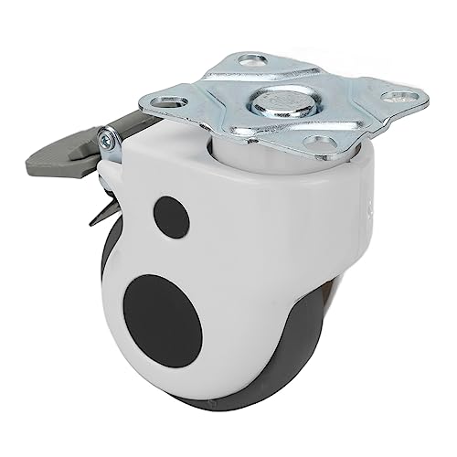 Rodízio giratório de borracha termoplástica para bancada de trabalho de 10 cm