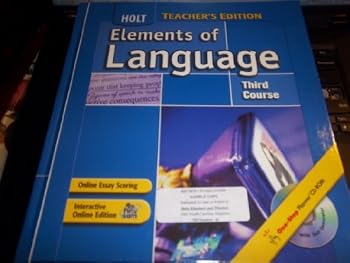 Hardcover Elements of Language, 3rd Course, Teacher's Edition Book