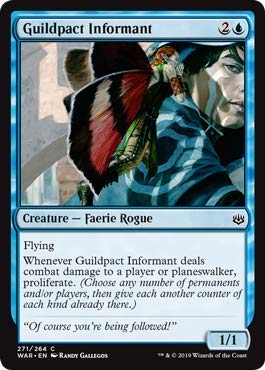 Magic: The Gathering - Guildpact Informant - Planeswalker Deck Exclusive - War of The Spark