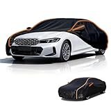 Housse de Voiture Ext�rieure Imperm�able pour Chevrolet Malibu Premier 2016-2024, B�che Voiture Protection Anti-Pluie, Neige, Vent & Poussi�re, avec Fermeture �clair Lat�rale lm2