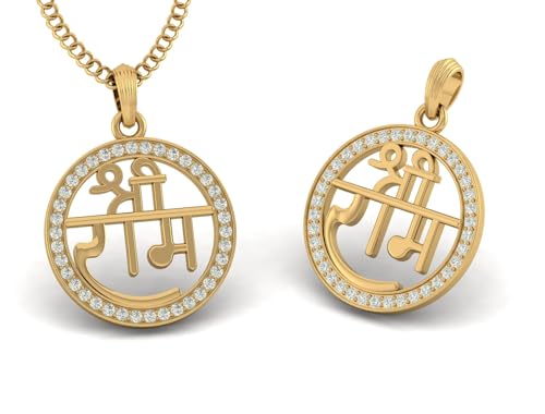 Image of LMDPRAJAPATIS Shree Ram God Religious Gold Plated Pendant Jewelry For Men And Women's