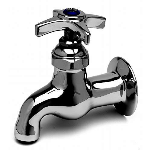 T&S Brass B0700 Sill Faucet, 1/2Inch Npt Female Inlet, 4Arm Handle