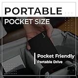 SUHSAI 500GB External Hard Drive USB 3.0 – Portable External HDD for Mac, Laptop, PS5, PC – External Hard Disk Drive for Backup, Photo Storage, Data Transfer, Gaming, Extended Storage – Black - Image 6