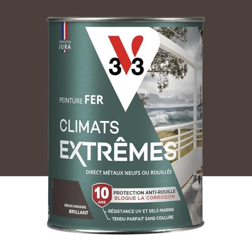Peinture fer climats extremes 1,5L V33 - Teinte: Brun havane