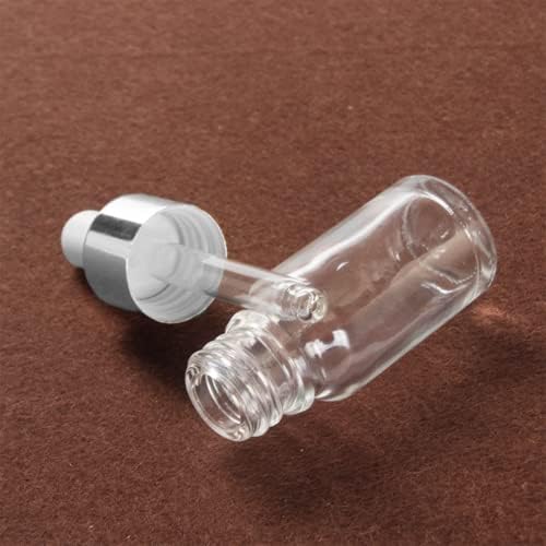 Maggidea Clear Glass Dropper Bottles, 3PCS 5ML Essential Oil Dropper Bottle Vials Sample Dropper Bottle Perfume Cosmetic Liquid Containers With Glass Eye Dropper Aromatherapy Empty