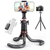 Rollei Comfort Desktop Mini Tripod, Table Tripod with 360° Ball Head for DSLR, DSLM and Compact Cameras..., 22774