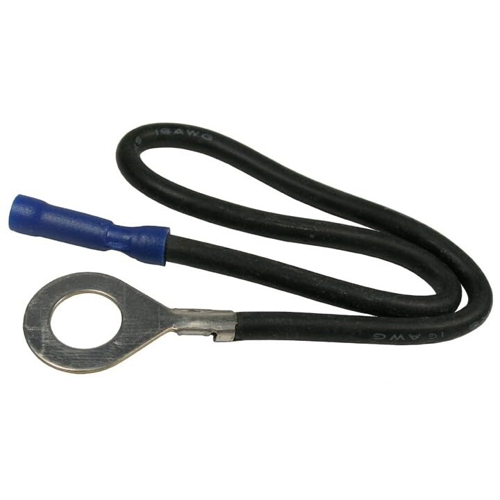 Pico 5550A 9-1/4" 16 Gauge Starter Solenoid Fusible Link 1/4" Stud - Black 25 per Package