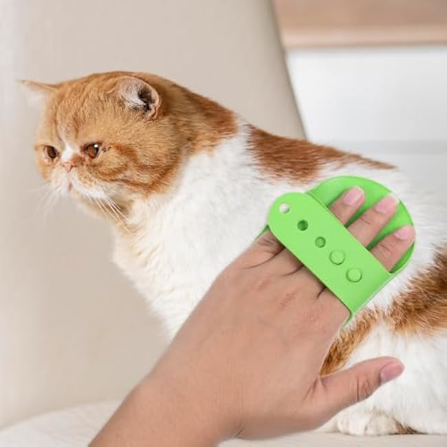 4 Pcs Cat Face Scratcher Silicone Grooming Strap Pad Cat Self Groomer Brushes Rubber Cats Massager for Indoor Climbing Frames Table Leg Cats Face Scratcher Adjustable-CXeJx9eo