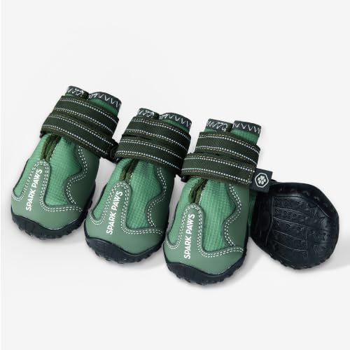 Spark Paws 365 Dog Shoes - Dog Snow Boots & Booties for Small Large Dogs