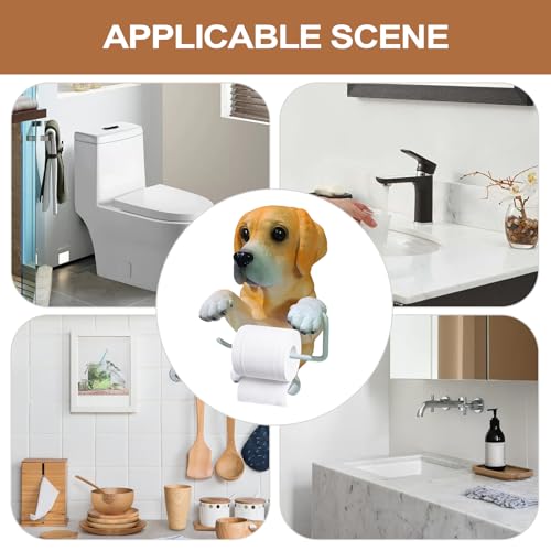 Soporte de papel de animales con estructura compacta para ordenar tu cocina y baño 6