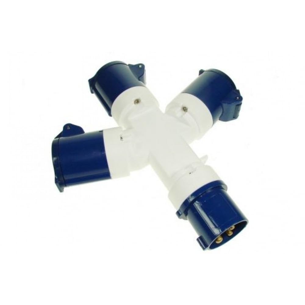 Maypole Caravan 230V 3 Way Hook-Up Splitter for Camping Caravan Motorhome Electrics