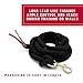 Weaver Equine Performance Lead Rope, Black, 10' Horse Cowboy Rope with Brass Plated Snap, Soft Comfort Grip, Barn Horse Tack for Daily Use