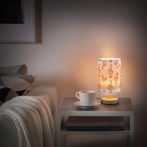 Lámpara de Mesa de Noche Rose Gold Note 13x24.7cm miniatura 6
